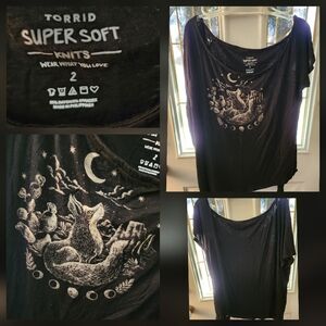 Torrid Super Soft Womens Size 2 (2X) Black